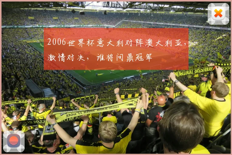 2006世界杯意大利对阵澳大利亚，激情对决，谁将问鼎冠军